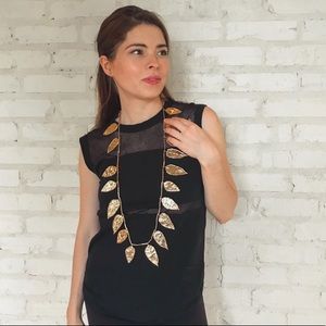 Gold Leaf Necklace 🍃✨